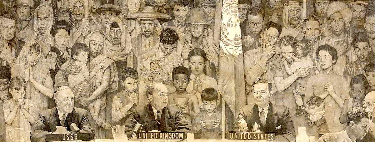 United Nations Norman Rockwell